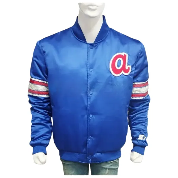 All Eyez On Me Blue Varsity Jacket