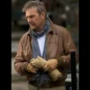 3 Days To Kill Brown Leather Jacket