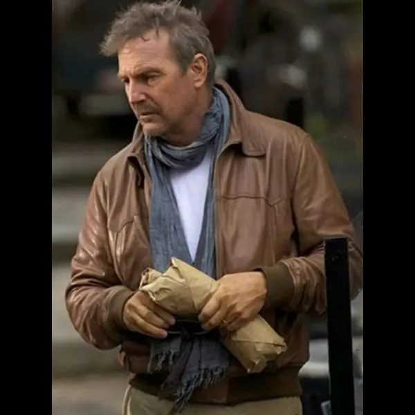 3 Days To Kill Brown Leather Jacket