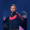 Adam Levine Super Bowl 2019 Satin Jacket