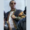 Big Meech Bomber Leather Jacket