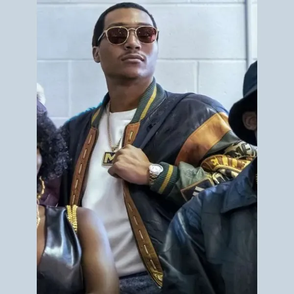 Big Meech Bomber Leather Jacket