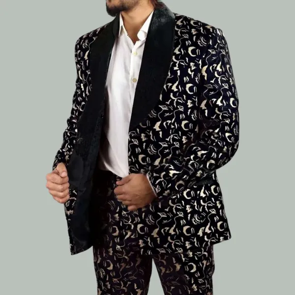Black Mask Birds Of Prey Jacket Suit