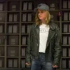 Captain Marvel Distressed Leather Jacket