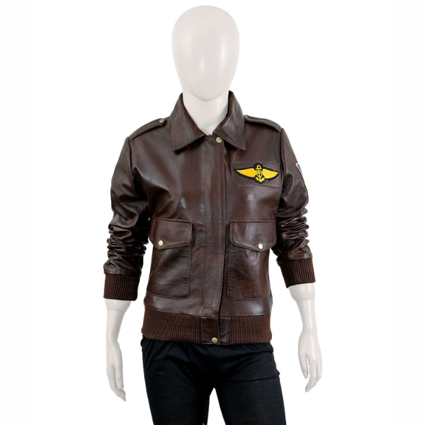 Brie Larson Captain Marvel Flight Bomber Jacket