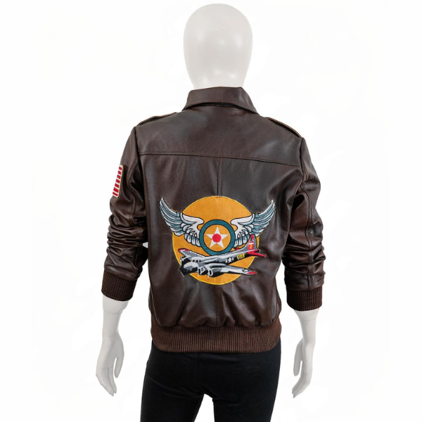Carol Danvers Leather Flight Jacket