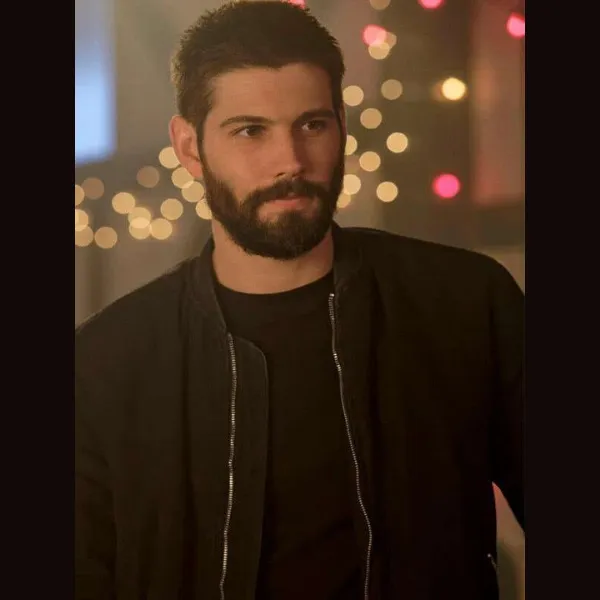 In The Dark Casey Deidrick Bomber Jacket