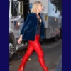 Cate Blanchett Blue Velvet Blazer