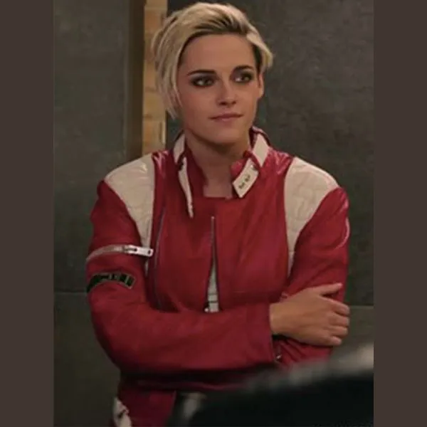 Women’s Red Biker Leather Jacket