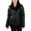 Dakota Johnson Black Leather Jacket