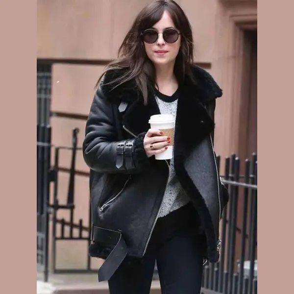 Dakota Johnson Leather Jacket