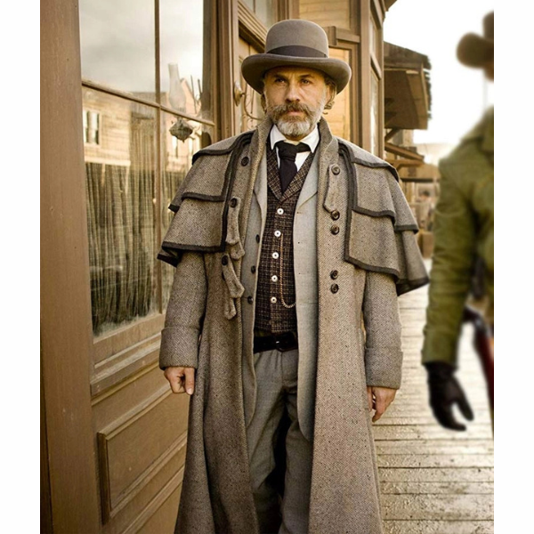 Dr. King Schultz Django Unchained Christoph Waltz Grey Coat