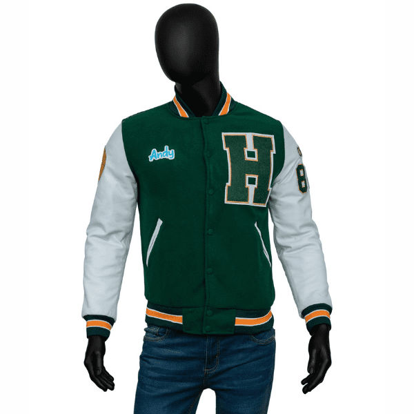 Joseph Quinn Stranger Things S04 Green Letterman Jacket