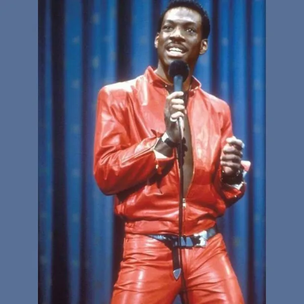 Eddie Murphy Red Leather Jacket