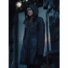 Rhiannon Lewis Black Hooded Coat