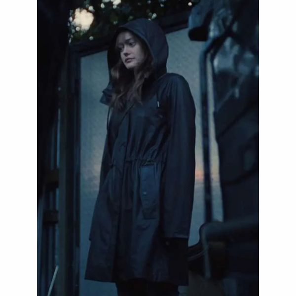 Rhiannon Lewis Black Hooded Coat