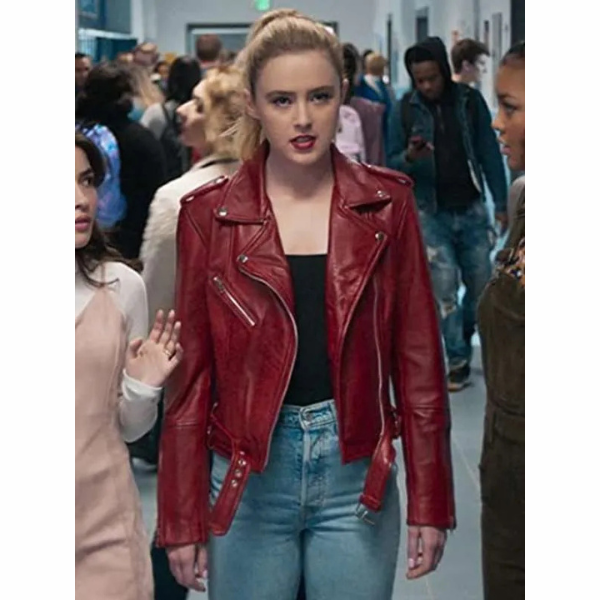 Freaky Millie Red Leather Jacket
