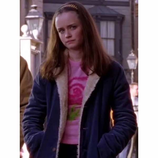 Rory Gilmore Blue Shearling Jacket