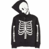 Skeleton Print Hoodie