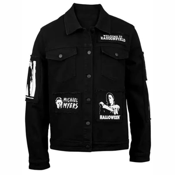 Halloween Michael Myers Black Cotton Jacket