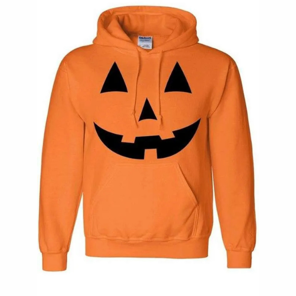 Pumpkin Face Halloween Hoodie