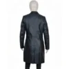 High Fidelity Leather Trench Long Coat