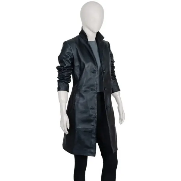 High Fidelity Leather Trench Coat