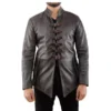 Honor Among Thieves Chris Pine Jacket Chris Pine Gray Leather Jacket