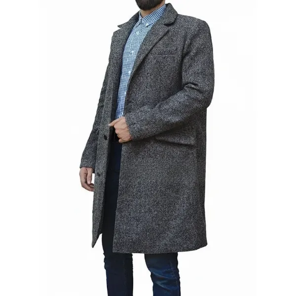 Luther Detective Grey Coat