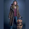 Murphy Mason Shearling Suede Trench Coat