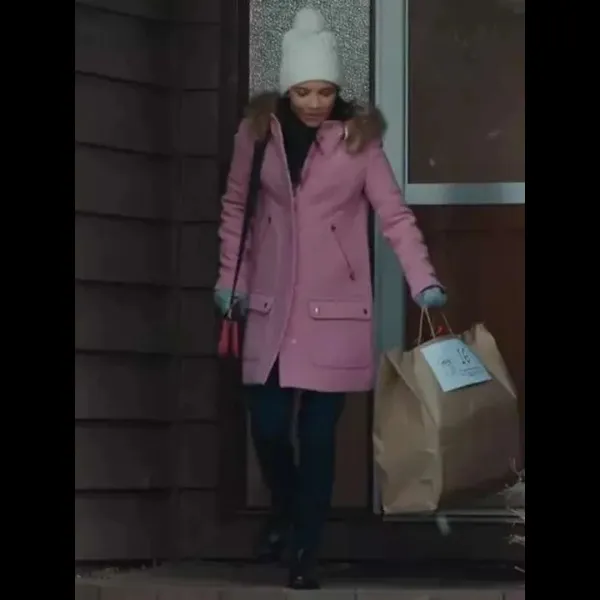 Jackie Howard Pink Parka Coat
