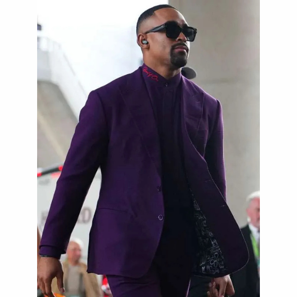 Jalen Hurts Purple Suit