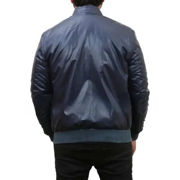 Damian Hardung Maxton Hall: The World Between Us 2024 Blue Bomber Jacket