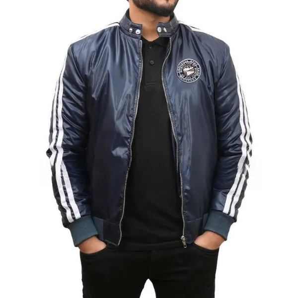 The World Between Us James Beaufort Blue Bomber Jacket