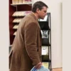 Matt Damon Hereafter Brown Suede Leather Coat Hereafter Brown Coat