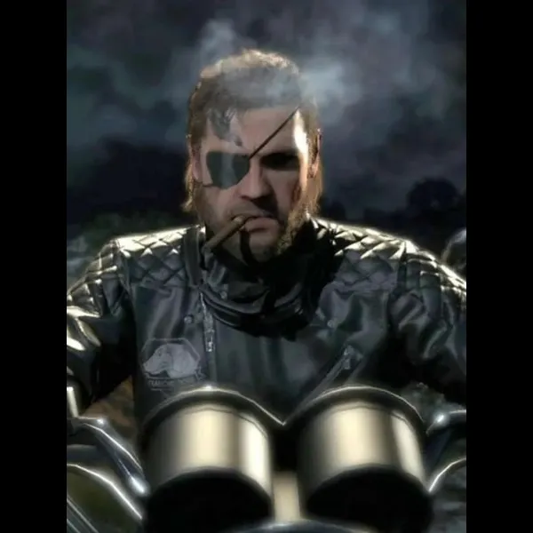 Solid Snake Metal Gear 2 Leather Jacket