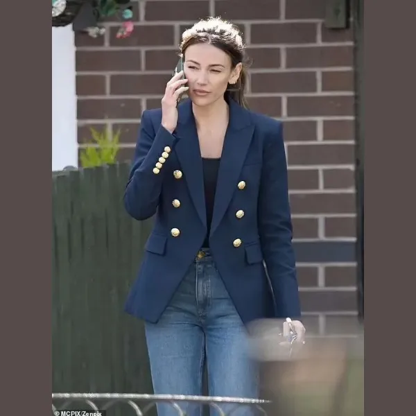 Michelle Keegan Blue Blazer