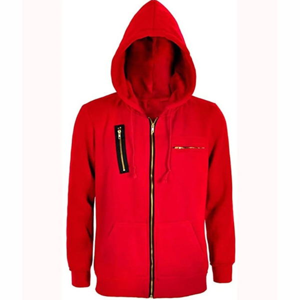 La Casa De Papel Red Hoodie Jacket