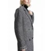 Russian Doll Grey Wool Long Coat