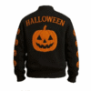Pumpkin Black Bomber Jacket