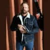Ryan Robbins Shearling Denim Jacket