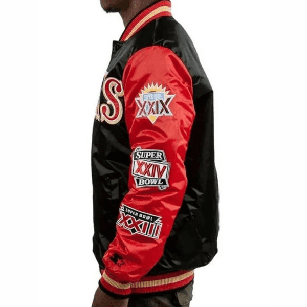 San Francisco 49ers Champs Patches Jacket