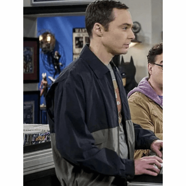 Bang Theory Sheldon Cooper Blue and Grey Jacket
