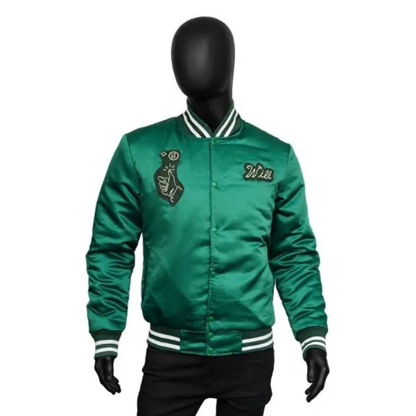 Seth Rogen Platonic Green Bomber Jacket