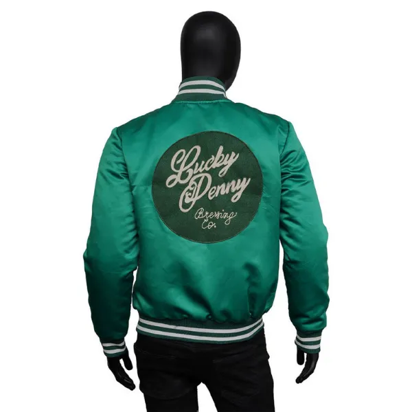 Seth Rogen Platonic Green Varsity Jacket