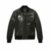 Stay Wild And Free Black Biker Jacket