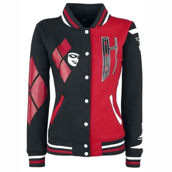 Margot Robbie Harley Quinn Varsity Jacket