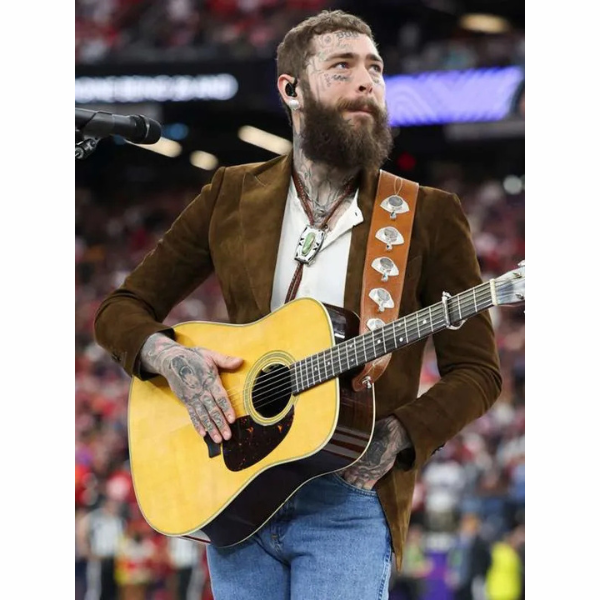 Post Malone Brown Blazer