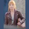 Susan Ryeland Brown Leather Jacket