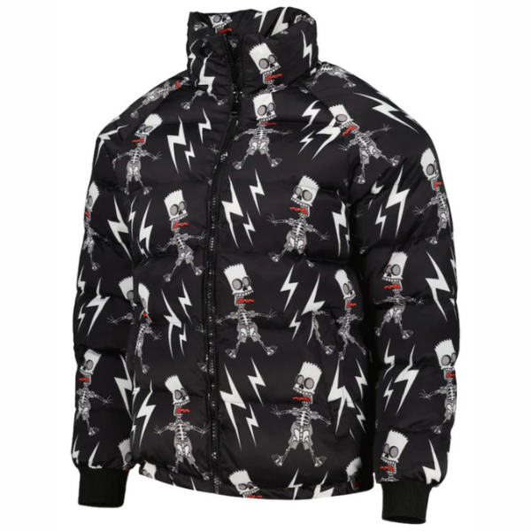The Simpsons Bart Puffer Jacket